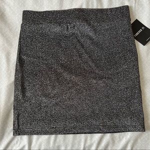 Metallic Mini Skirt